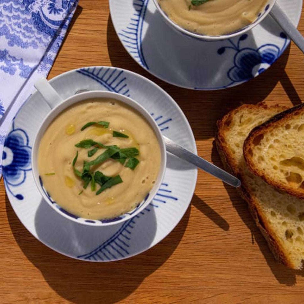 Creamy Celeriac & White Bean Soup