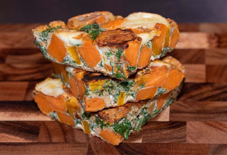 Sweet Potato and Cheese Frittata