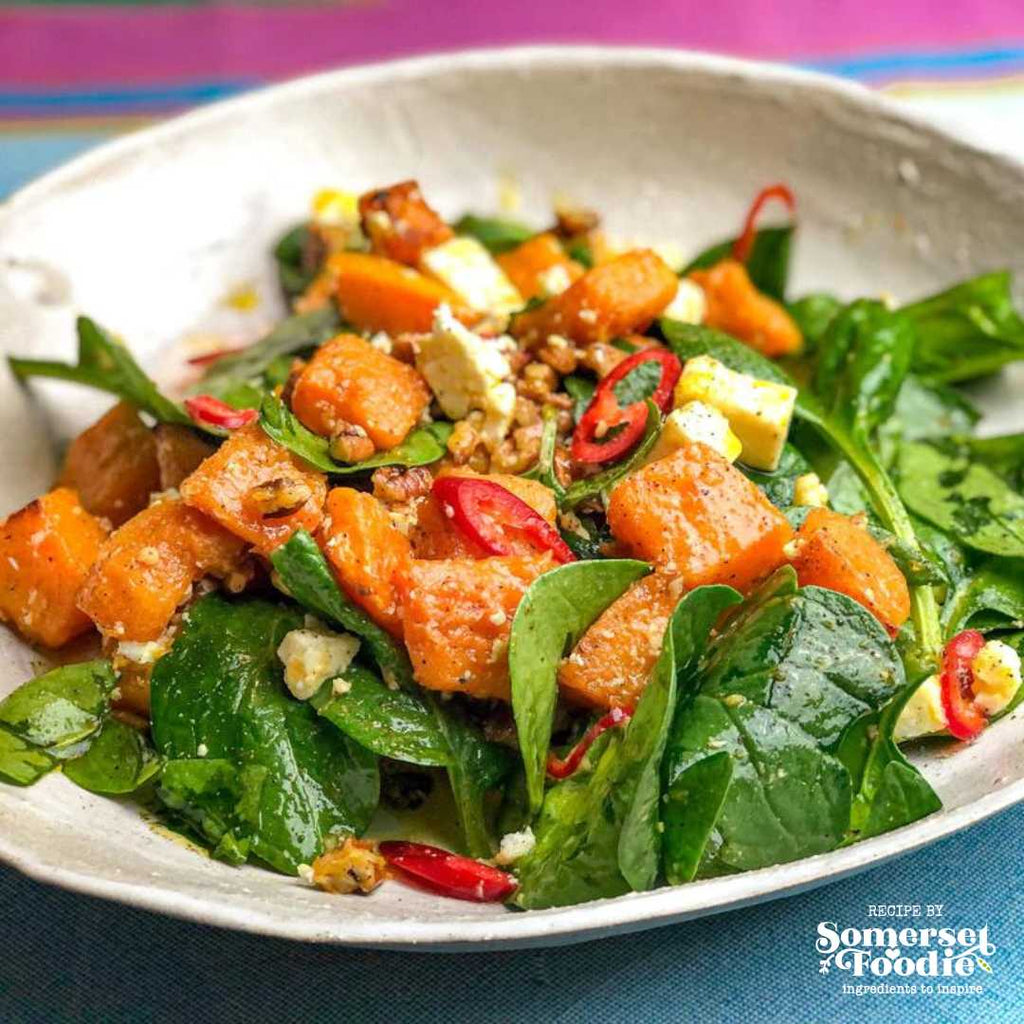 Roasted Butternut Squash Salad by Somerset Foodie