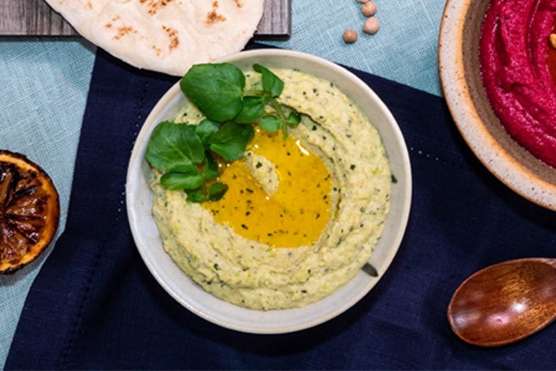 Broad Bean and Mint Dip