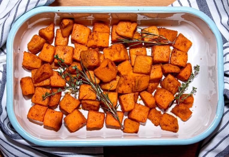 Garlic Sweet Potatoes