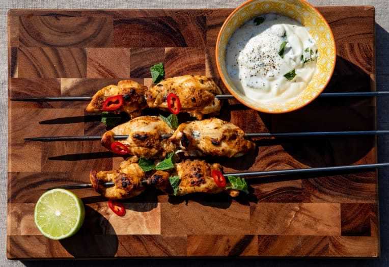 Spicy Chicken Skewers