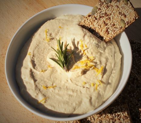 Butter Beans and Rosemary Hummus