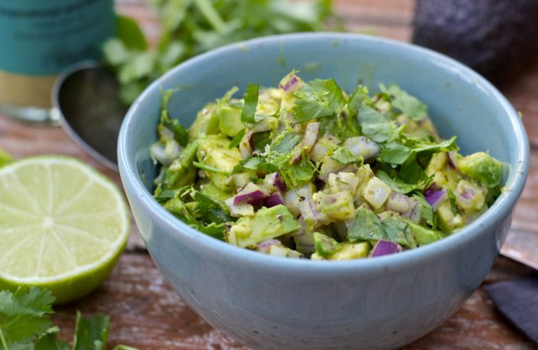 Baked Trout with Watercress and Avocado Salad