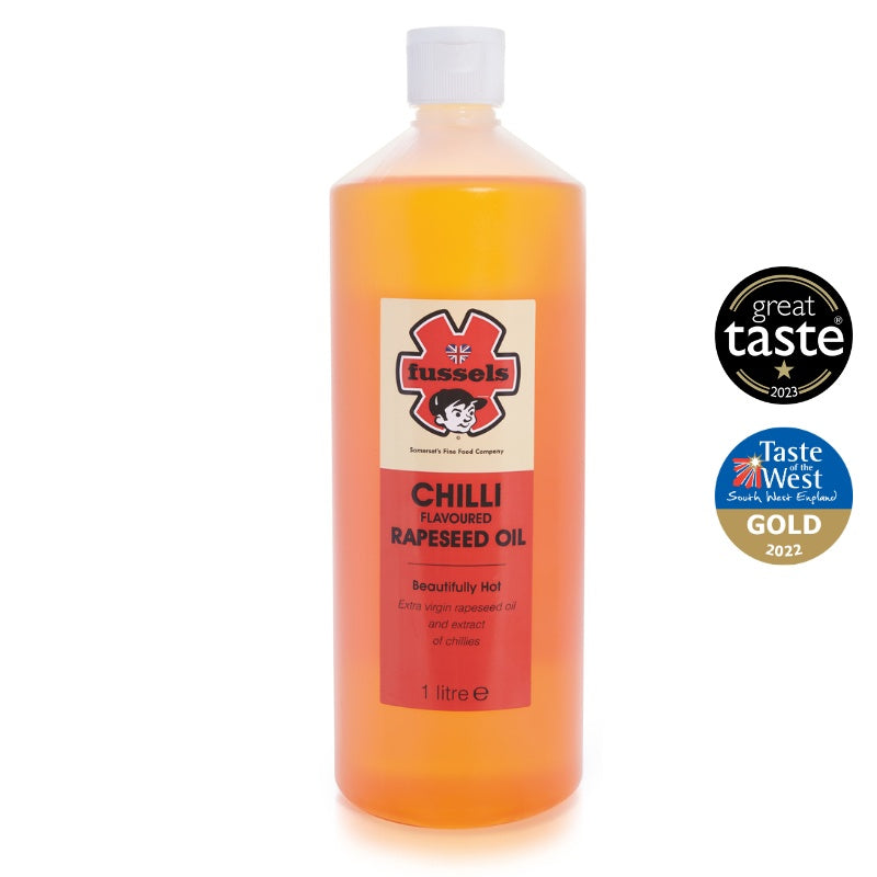 Fussels Chilli Infused Cold Pressed Rapeseed Oil, 1 litre